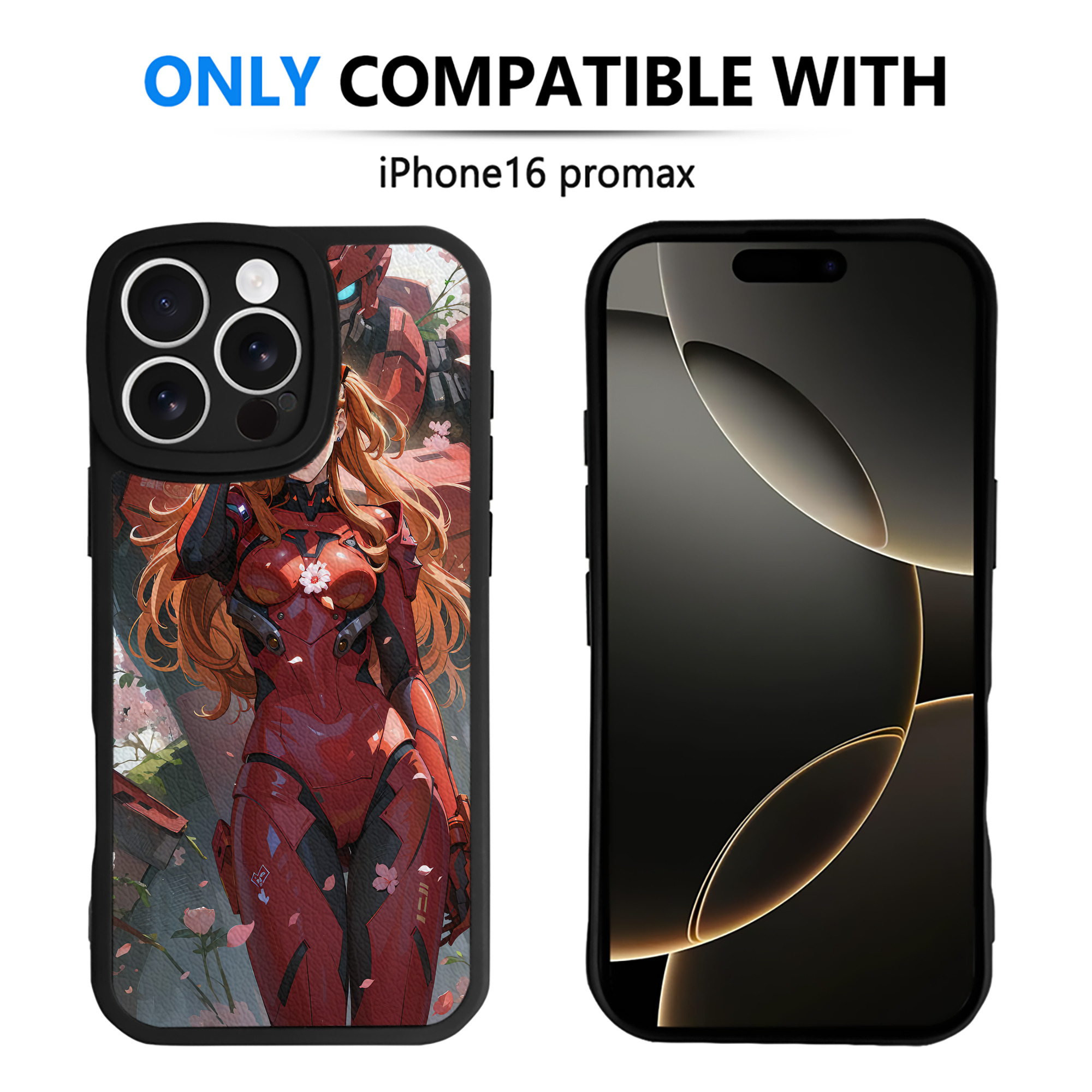 （画像用） EVA 新世紀エヴァンゲリオン 【iPhone 16シリーズ対応】シリコンスマホケース（レザー調） 材質：シリコン